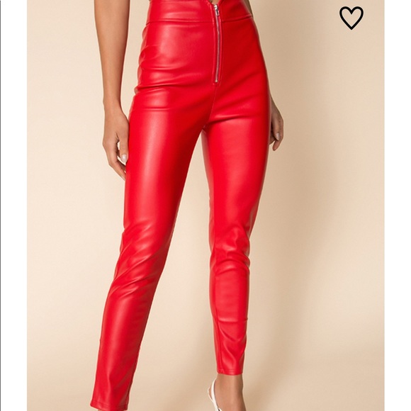 Superdown Shonda Pant Leather Legging ZIP Revolve - Picture 4 of 6